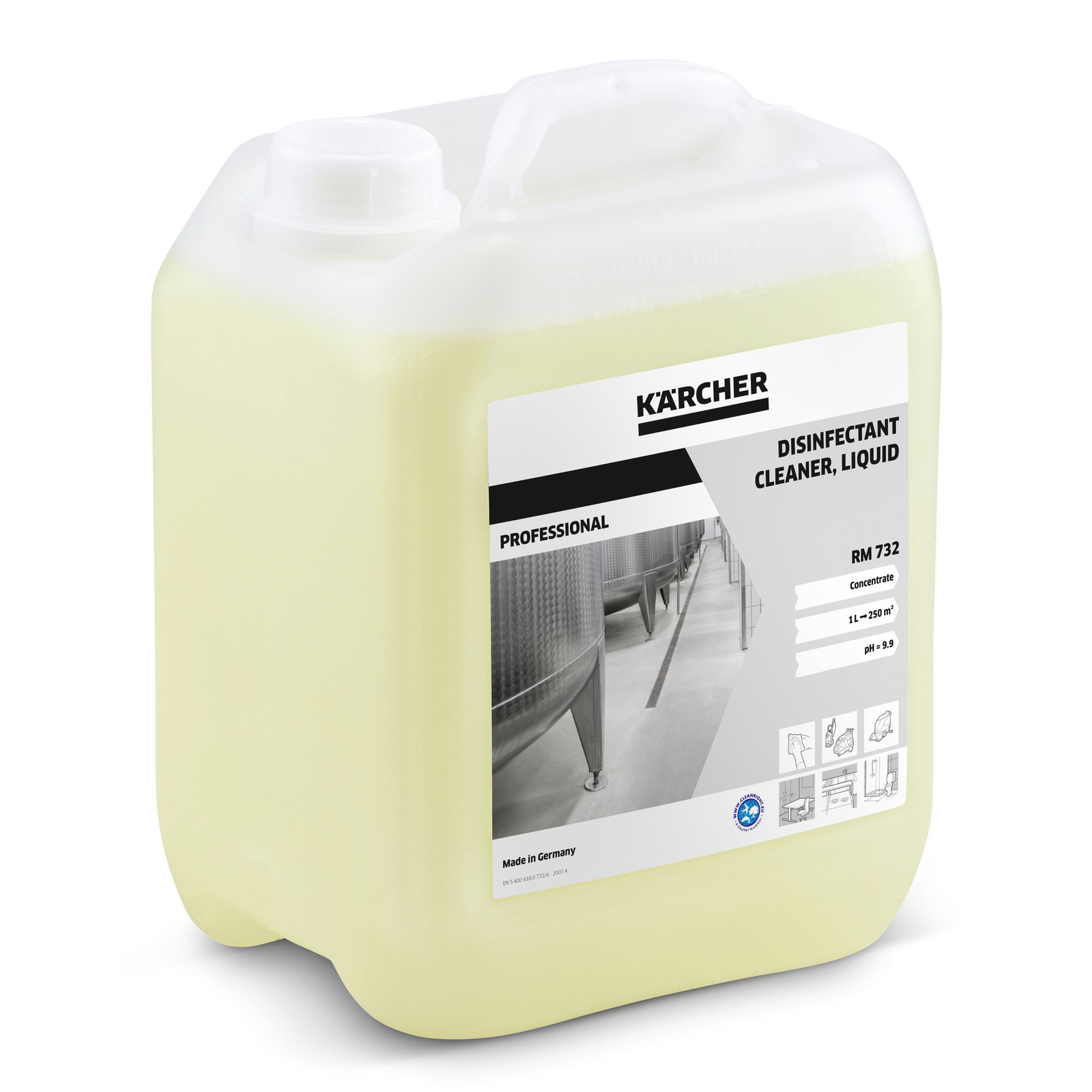 KARCHER RM 732 - Dezinfekcijsko sredstvo za čišćenje (koncentrat) - 5L