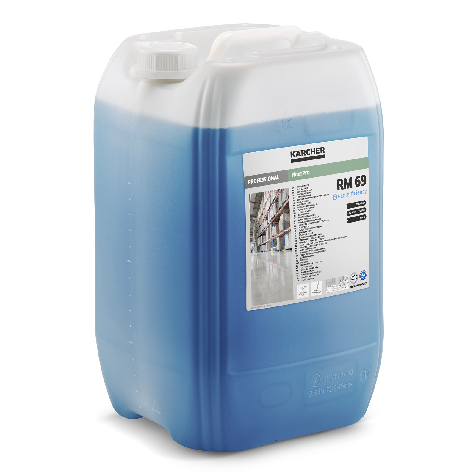 KARCHER RM 69 eco! - Koncentrovano industrijsko sredstvo za čišćenje podova - 20L